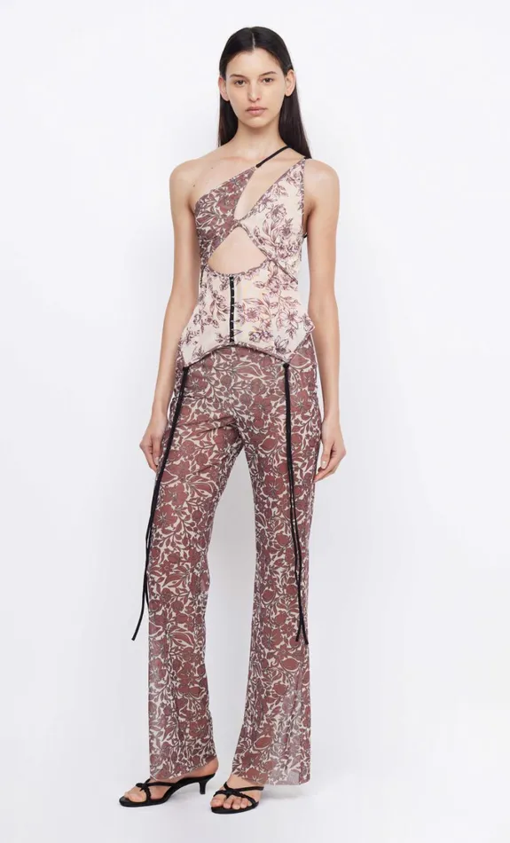 Women Bottoms Bec Bridge PRIYA PANT Hibiscus Floral