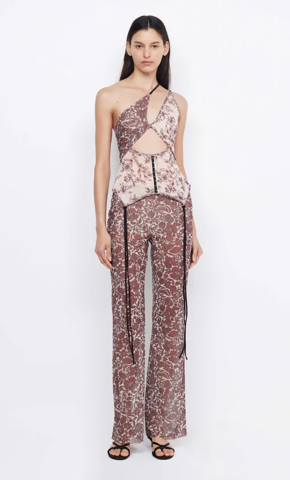 Women Bottoms Bec Bridge PRIYA PANT Hibiscus Floral