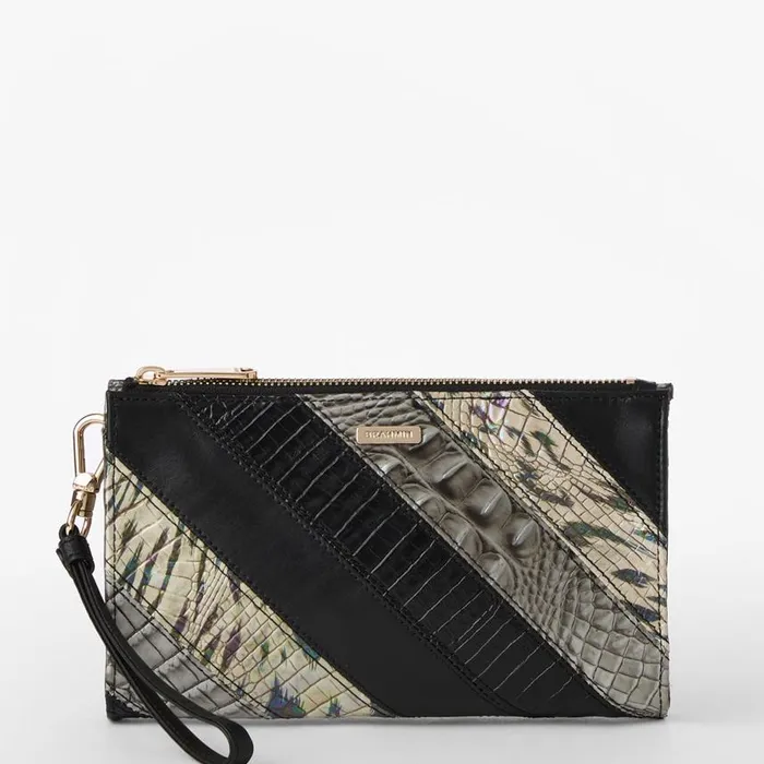 Women Brahmin Clutches Daisy Black Flashback