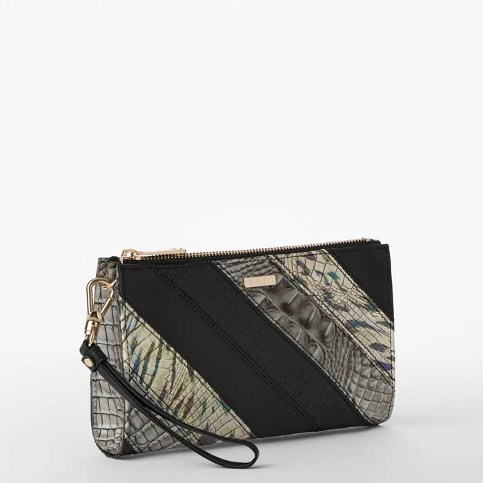 Women Brahmin Clutches Daisy Black Flashback