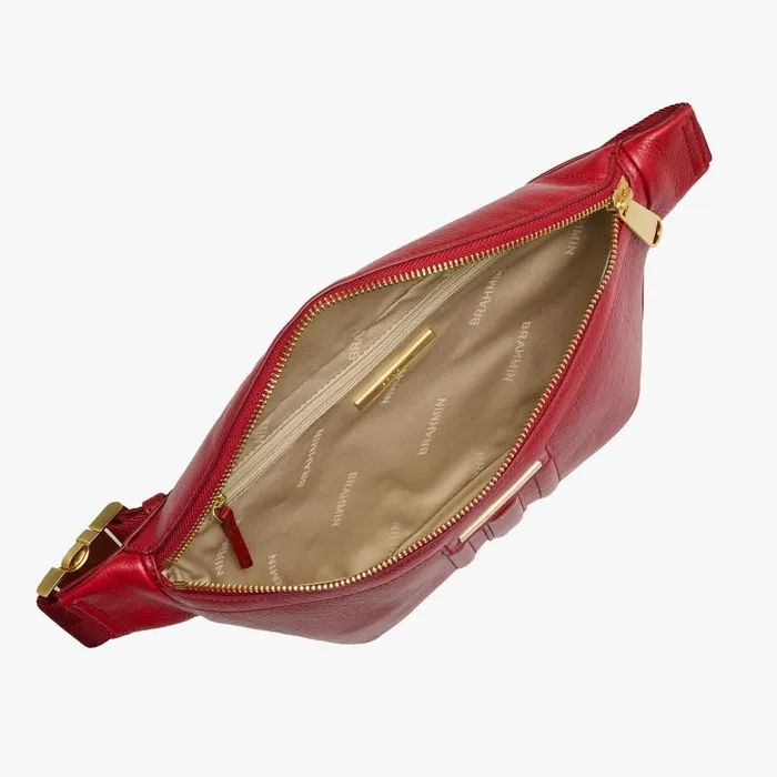 Women Brahmin Crossbodies Harker Radiant Red Mystic