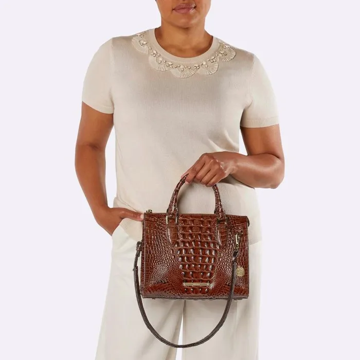 Women Brahmin Satchels Anywhere Convertible Carnation Melbourne