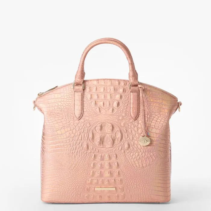 Women Brahmin Satchels Large Duxbury Satchel Rose Gold Melbourne