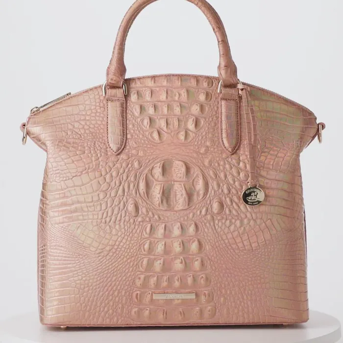 Women Brahmin Satchels Large Duxbury Satchel Rose Gold Melbourne