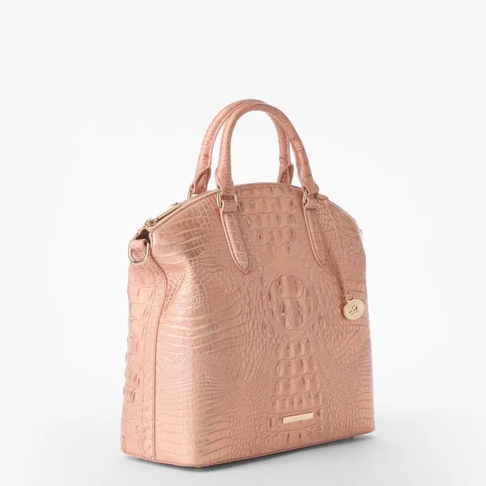 Women Brahmin Satchels Large Duxbury Satchel Rose Gold Melbourne