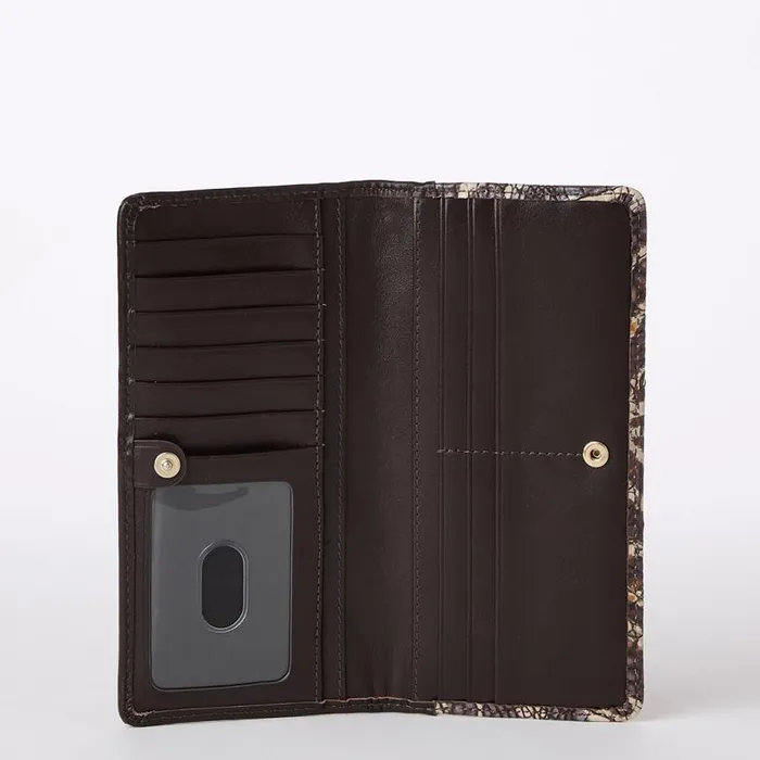 Women Brahmin Wallets and Wristlets Ady Wallet Coffee Bengal
