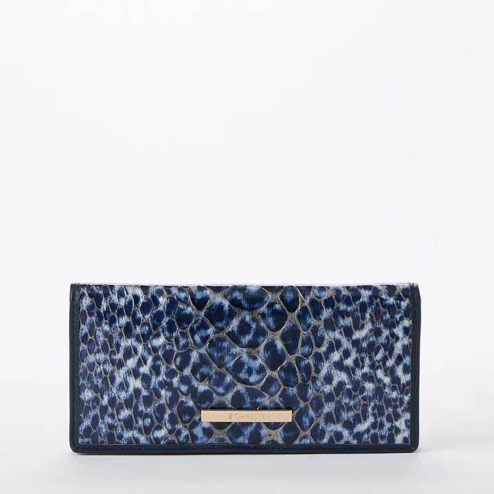 Women Brahmin Wallets and Wristlets Ady Wallet Navy Meadowport