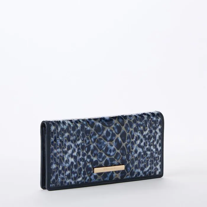 Women Brahmin Wallets and Wristlets Ady Wallet Navy Meadowport