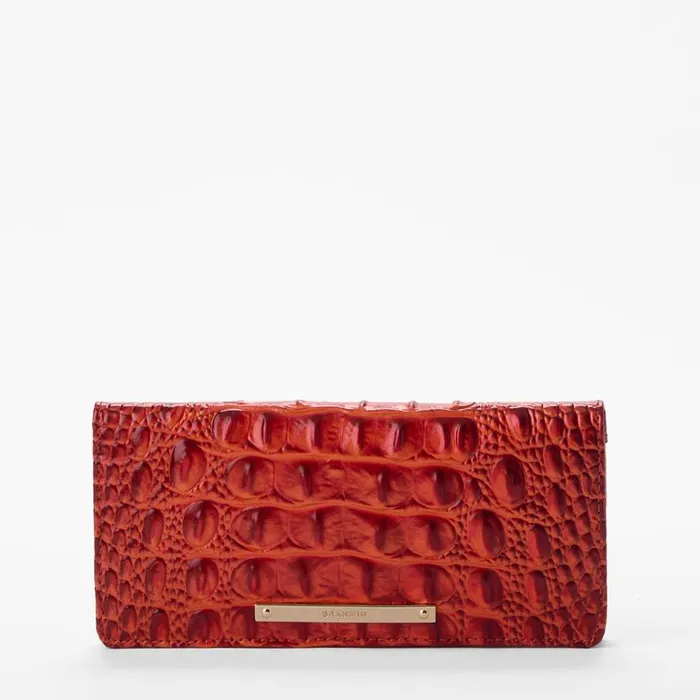 Women Brahmin Wallets and Wristlets Ady Wallet Radiant Red Melbourne