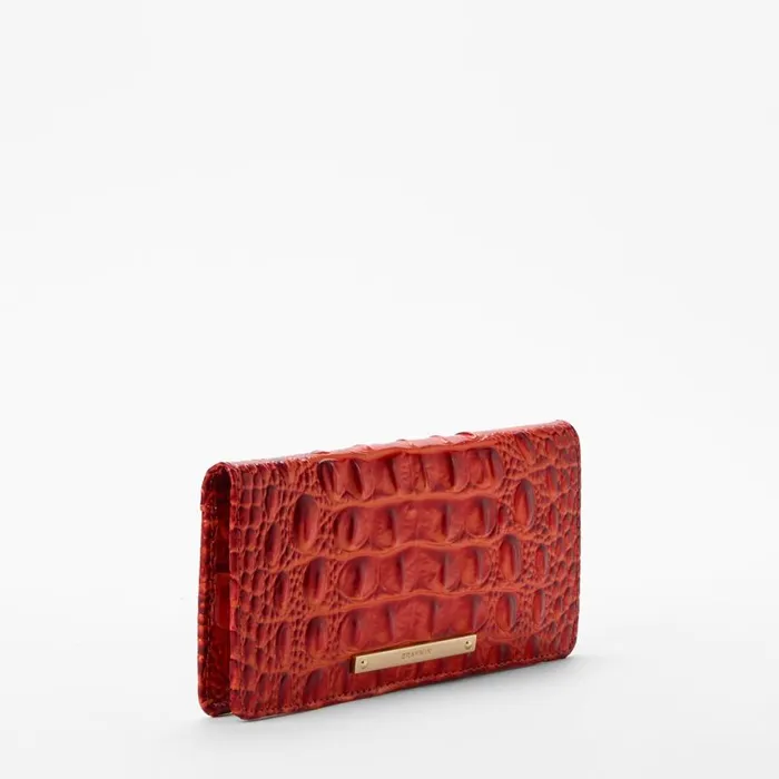 Women Brahmin Wallets and Wristlets Ady Wallet Radiant Red Melbourne