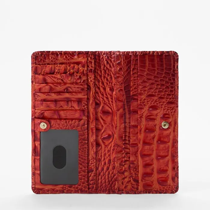 Women Brahmin Wallets and Wristlets Ady Wallet Radiant Red Melbourne