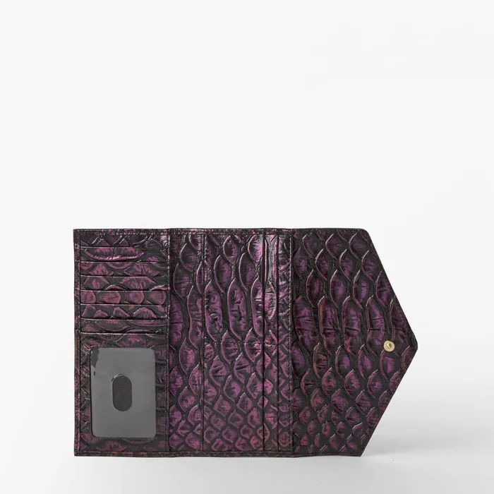 Women Brahmin Wallets and Wristlets Veronica Passion Purple Excelsior