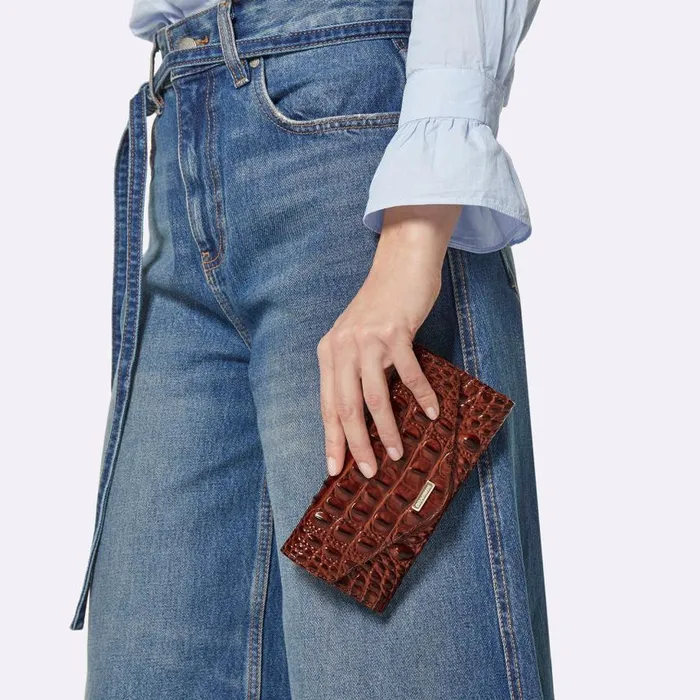 Women Brahmin Wallets and Wristlets Veronica Sugar Plum Lententide