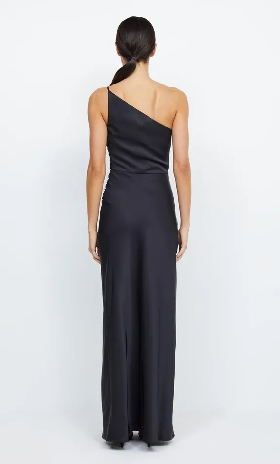 Women Bridesmaids Bec Bridge ETERNITY ASYM MAXI DRESS Black