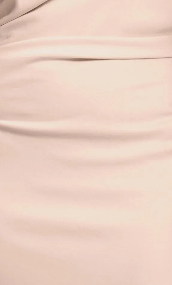 Women Bridesmaids Bec Bridge ETERNITY ASYM MAXI DRESS Rose Gold