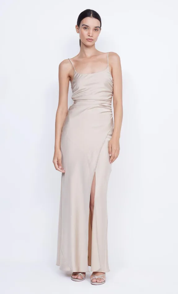 Women Bridesmaids Bec Bridge ETERNITY SCOOP MAXI DRESS Sand