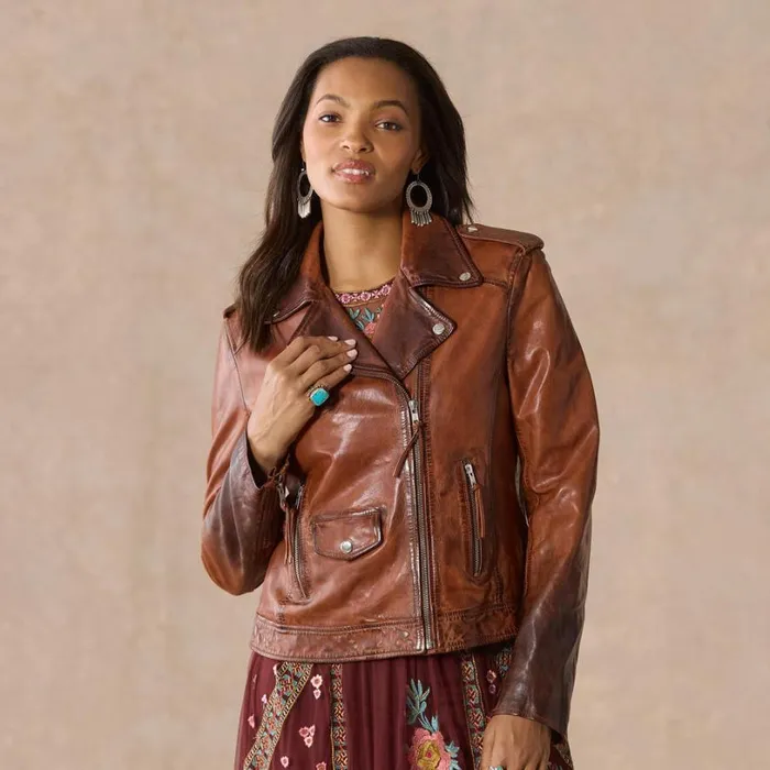 Women Brooks Moto Jacket Vintage Brown Sundance Catalog Jackets and Coats Women Brooks Moto Jacket Vintage Brown Sundance Catalog Jackets and Coats