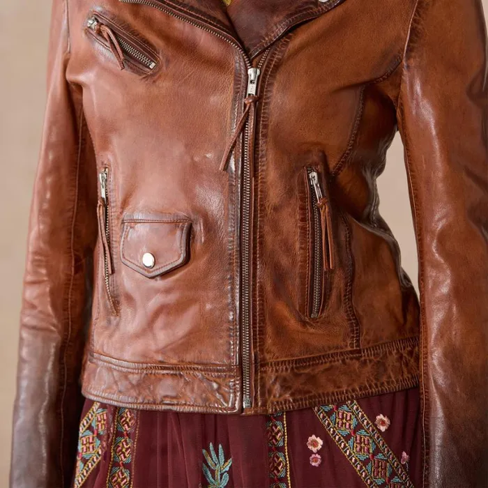Women Brooks Moto Jacket Vintage Brown Sundance Catalog Jackets and Coats Women Brooks Moto Jacket Vintage Brown Sundance Catalog Jackets and Coats