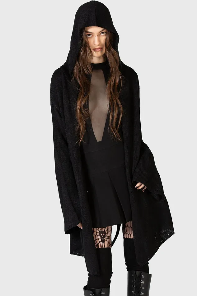 Women Cardigans Killstar Forget Wishing Knit Cardigan
