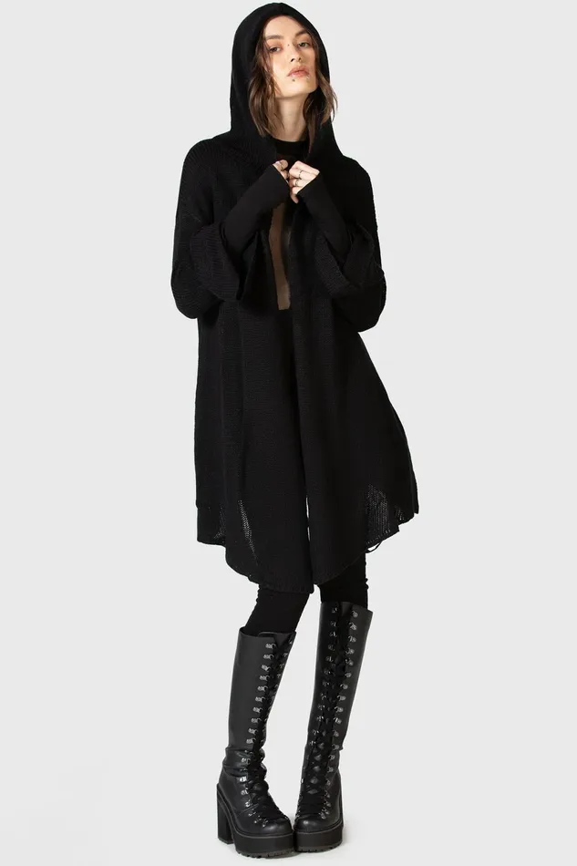 Women Cardigans Killstar Forget Wishing Knit Cardigan
