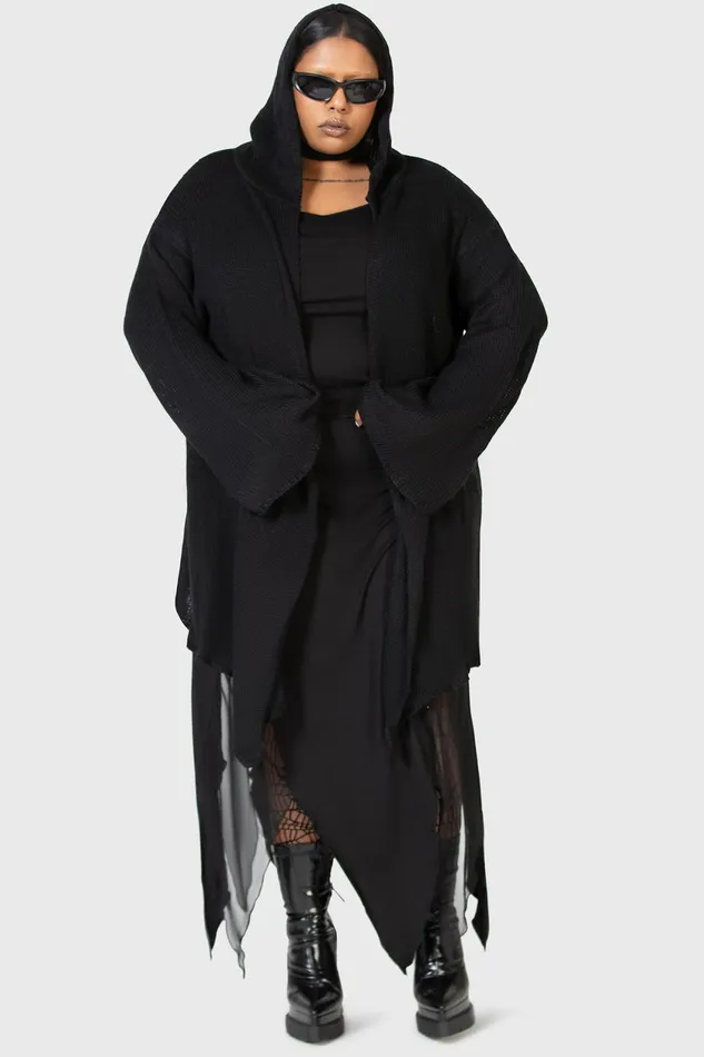 Women Cardigans Killstar Forget Wishing Knit Cardigan