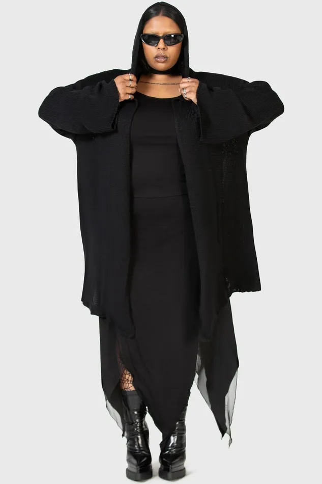 Women Cardigans Killstar Forget Wishing Knit Cardigan