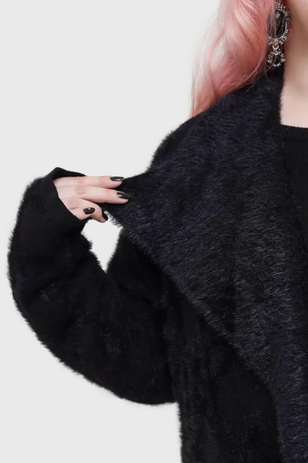 Women Cardigans Killstar Moon Thread Cardigan