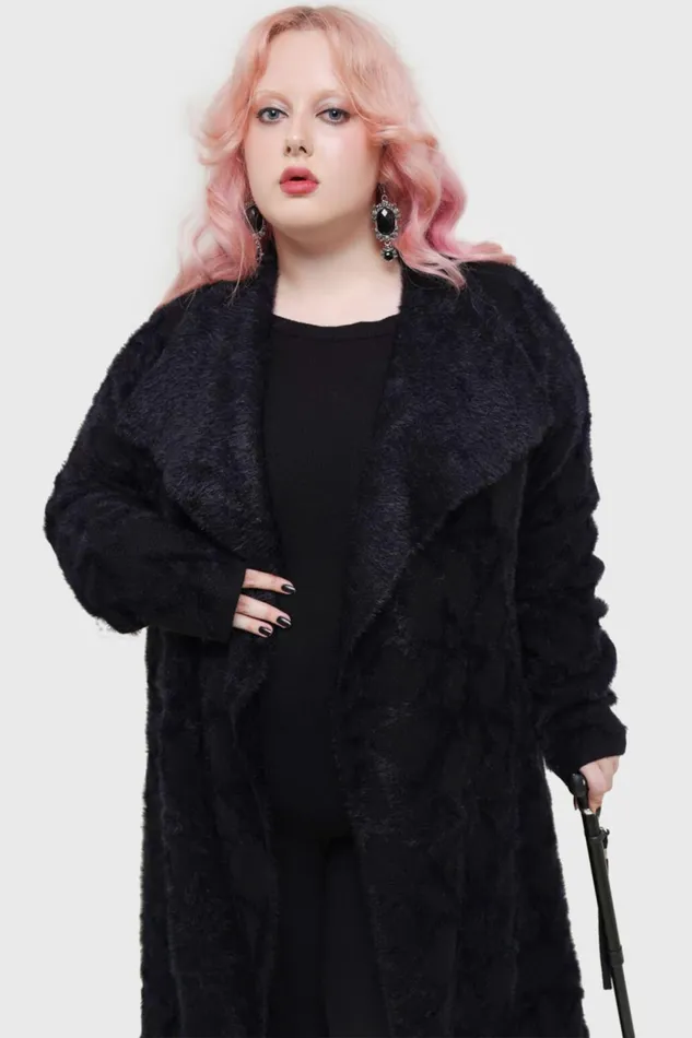 Women Cardigans Killstar Moon Thread Cardigan