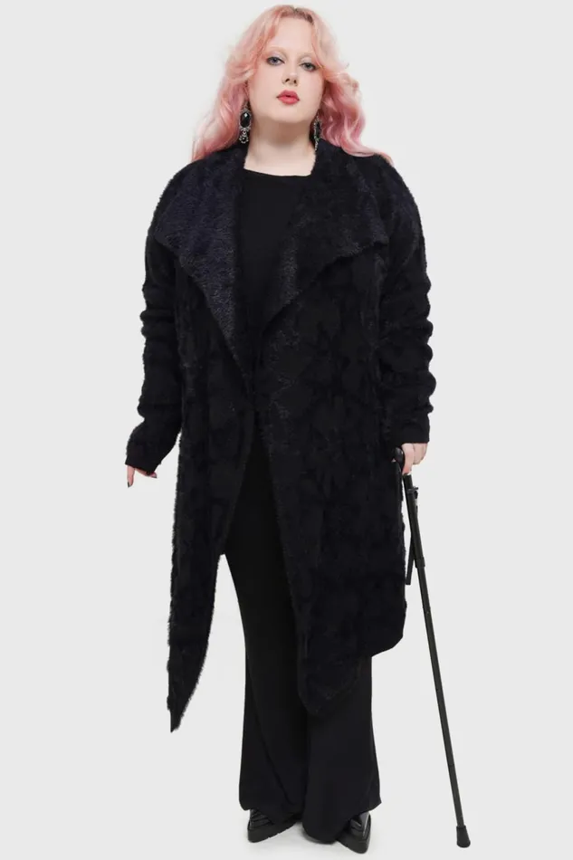 Women Cardigans Killstar Moon Thread Cardigan