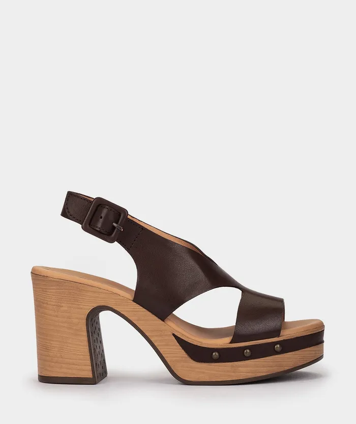 Women Cesena Brown 8211 Heeled Sandals Pedro Miralles