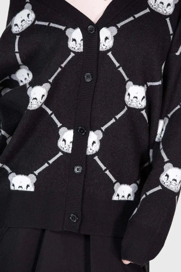 Women Chill Out Killstar Bone To Pick Cardigan