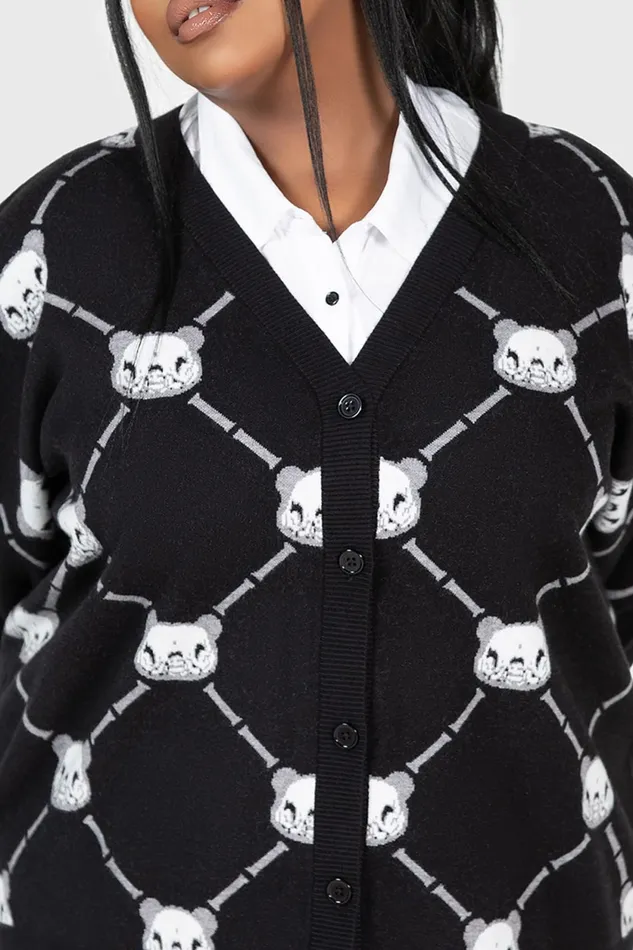 Women Chill Out Killstar Bone To Pick Cardigan