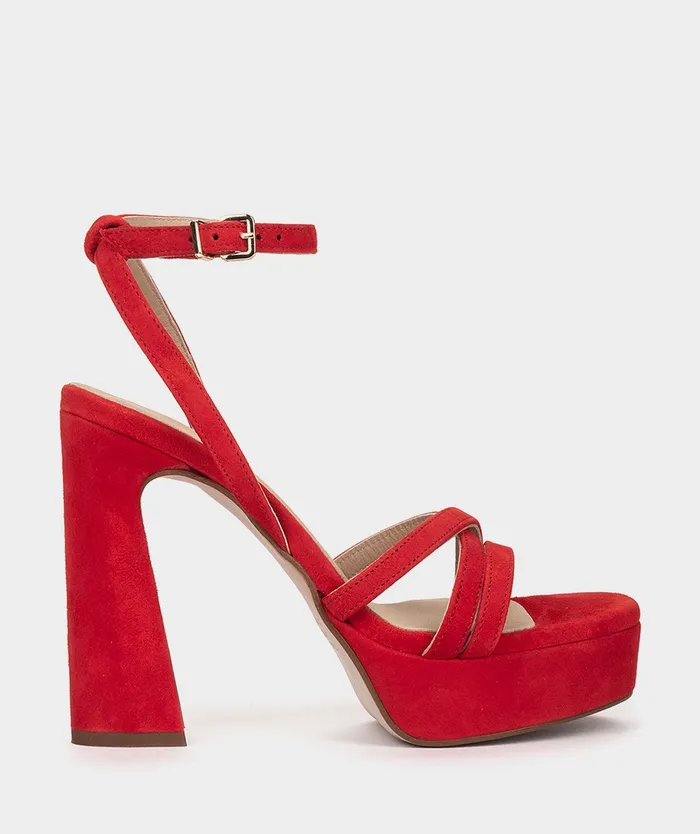 Women Civitella Red 8211 Heeled Sandals Pedro Miralles