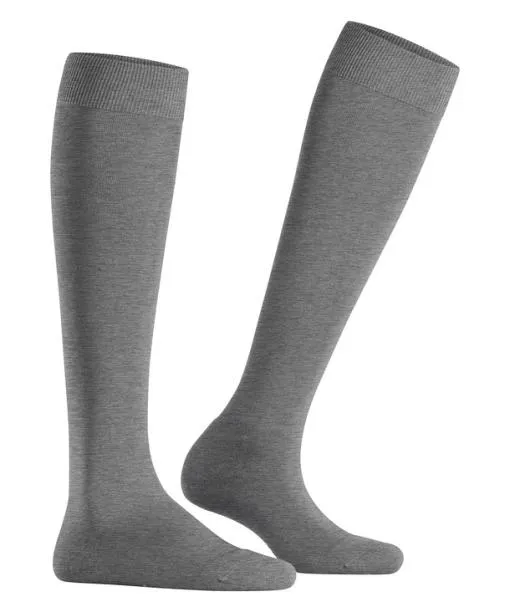 Women ClimaWool Women Kneehigh Socks Light Greymel FALKE Knee High Socks