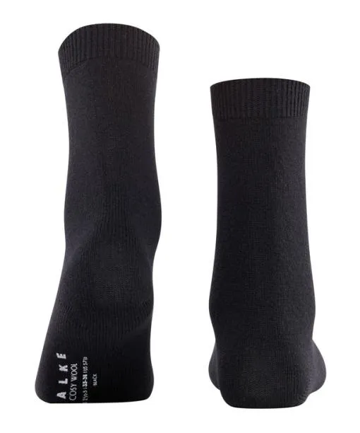 Women Cosy Wool Women Socks Black FALKE Socks