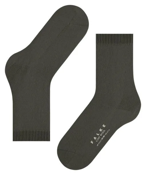 Women Cosy Wool Women Socks Military FALKE Socks
