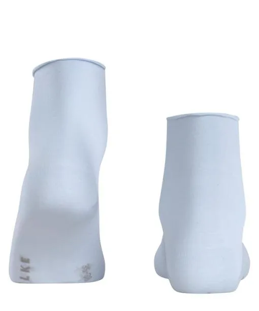 Women Cotton Touch Women Short Sock Light Blue FALKE Socks