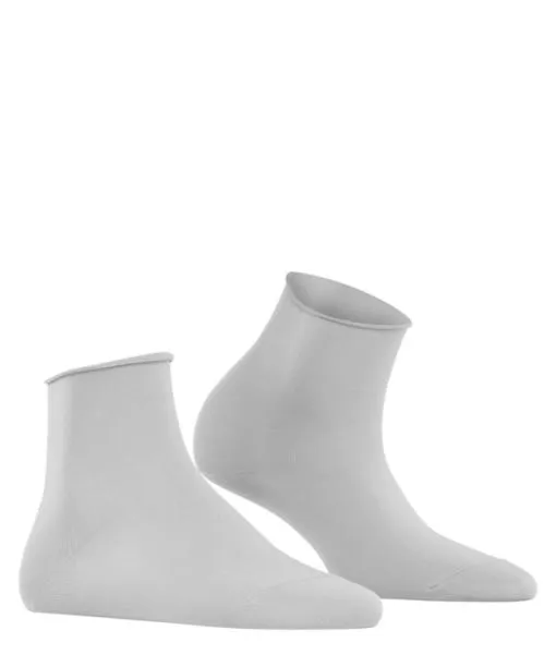 Women Cotton Touch Women Short Sock Silver FALKE Socks