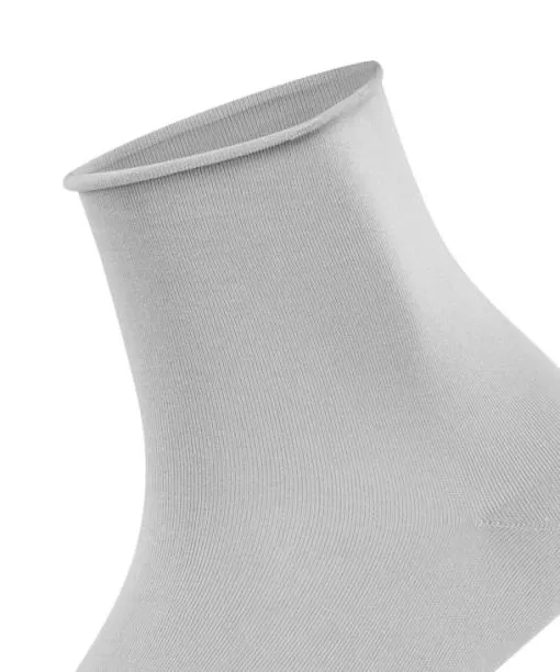 Women Cotton Touch Women Short Sock Silver FALKE Socks