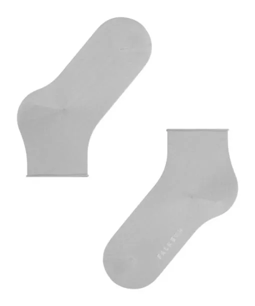 Women Cotton Touch Women Short Sock Silver FALKE Socks