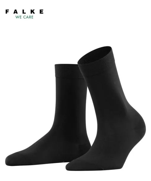 Women Cotton Touch Women Socks Black FALKE Socks