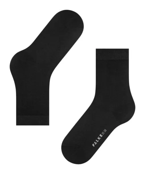 Women Cotton Touch Women Socks Black FALKE Socks