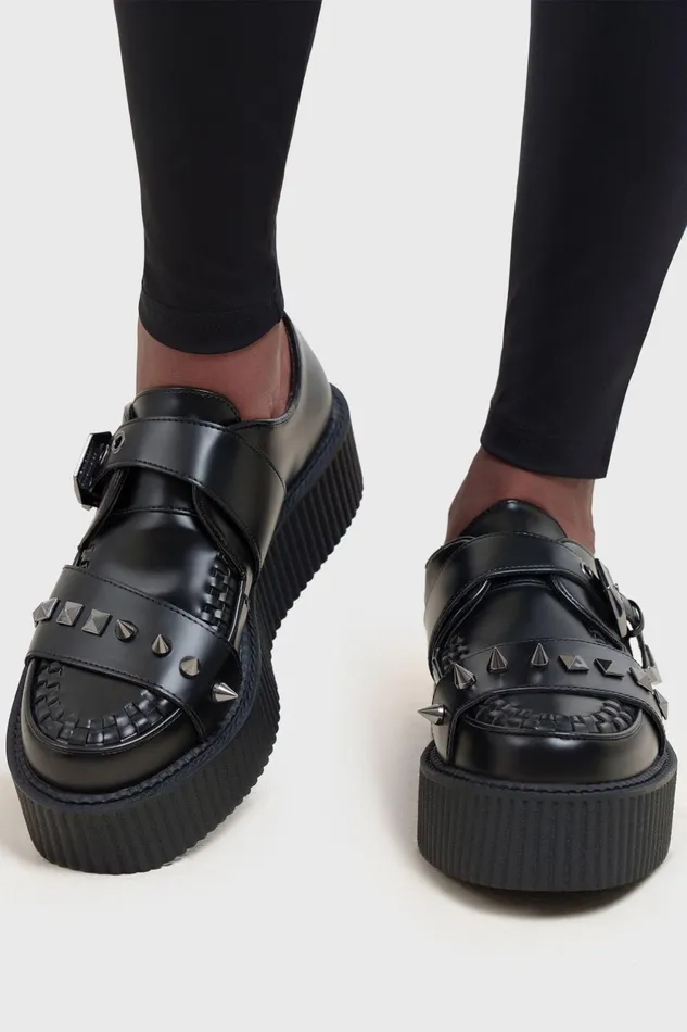Women Creepers Killstar Waxing Creepers