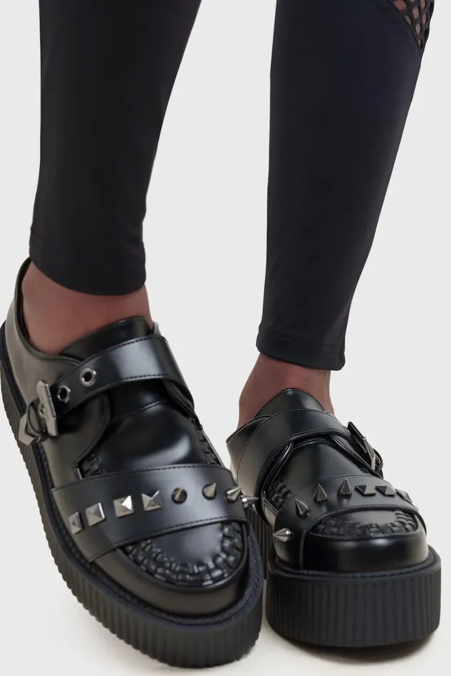 Women Creepers Killstar Waxing Creepers