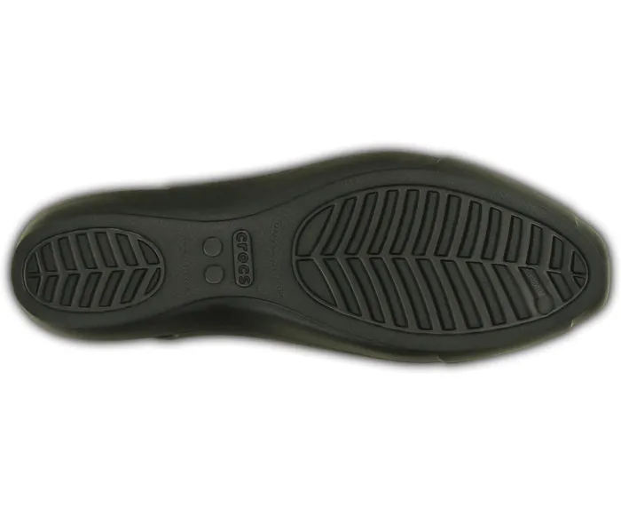 Women Crocs Sienna Flat Black Crocs Flats