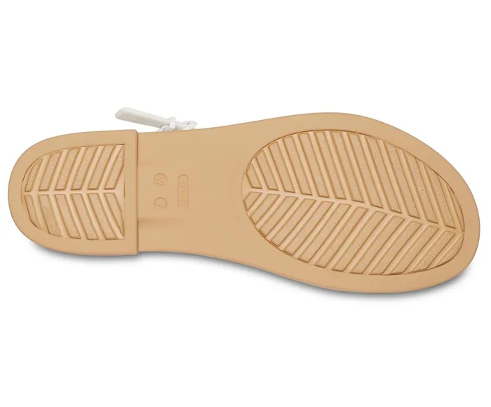 Women Crocs Tulum Sandal Oyster Tan Crocs Sandals