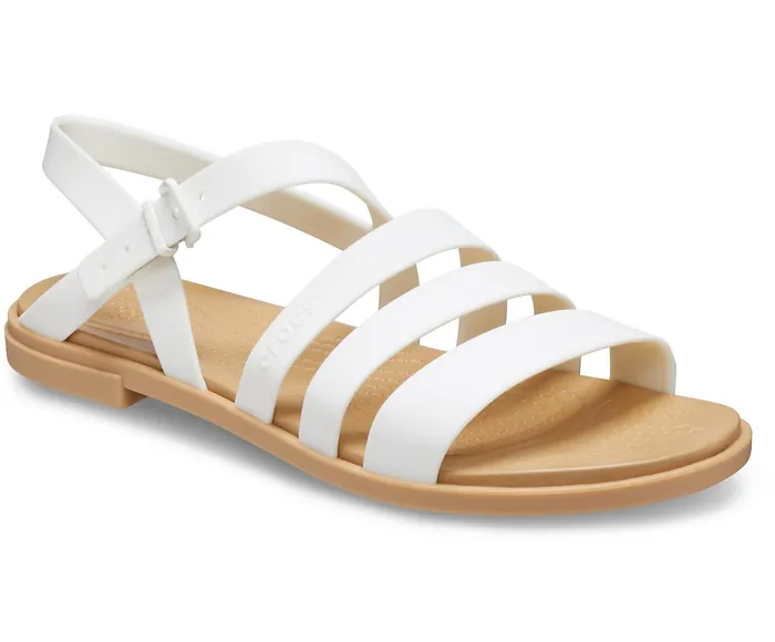 Women Crocs Tulum Sandal Oyster Tan Crocs Sandals