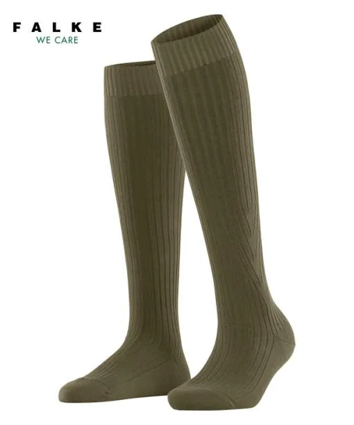 Women Cross Knit Women Kneehigh Socks Shire Green FALKE Knee High Socks