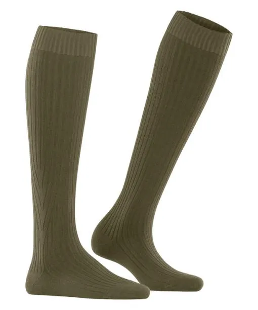 Women Cross Knit Women Kneehigh Socks Shire Green FALKE Knee High Socks