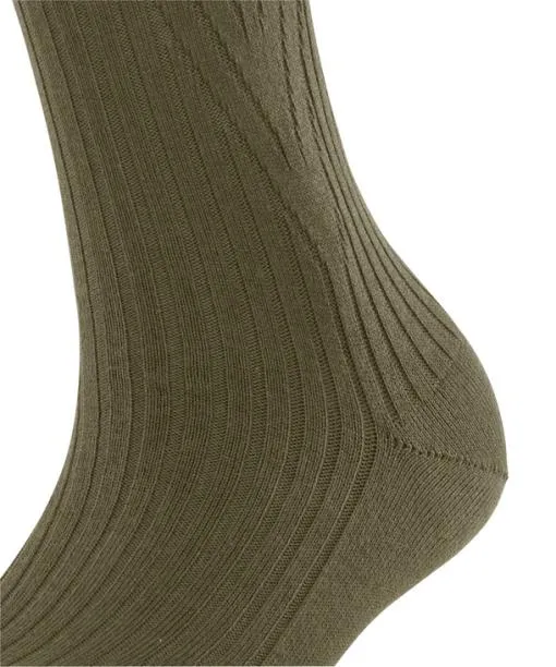 Women Cross Knit Women Kneehigh Socks Shire Green FALKE Knee High Socks
